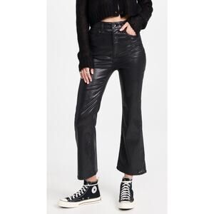 Rag & Bone 'Casey' Black High Rise Ankle Flare Denim Jeans Size 28